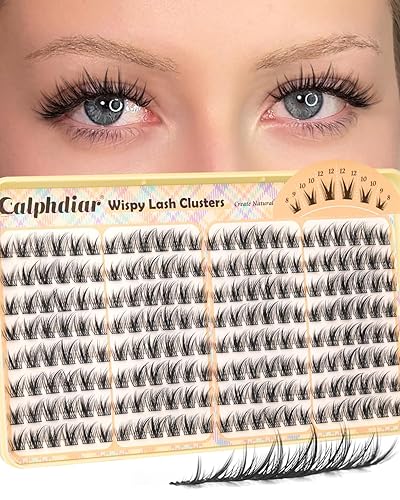 Wispy Lash Clusters 8-12mm Natural Eyelash Clusters 192PCS Individual Lashes