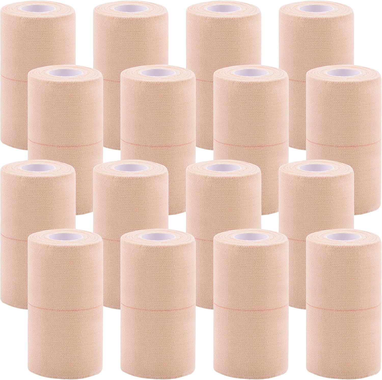 BQTQ 18 Rolls Elastic Tape Adhesive Elastic Bandage Wrap 4 inch Stretch Bandage Wraps Elastic Adhesive Tapes for Wrist Ankle Swelling Sprains