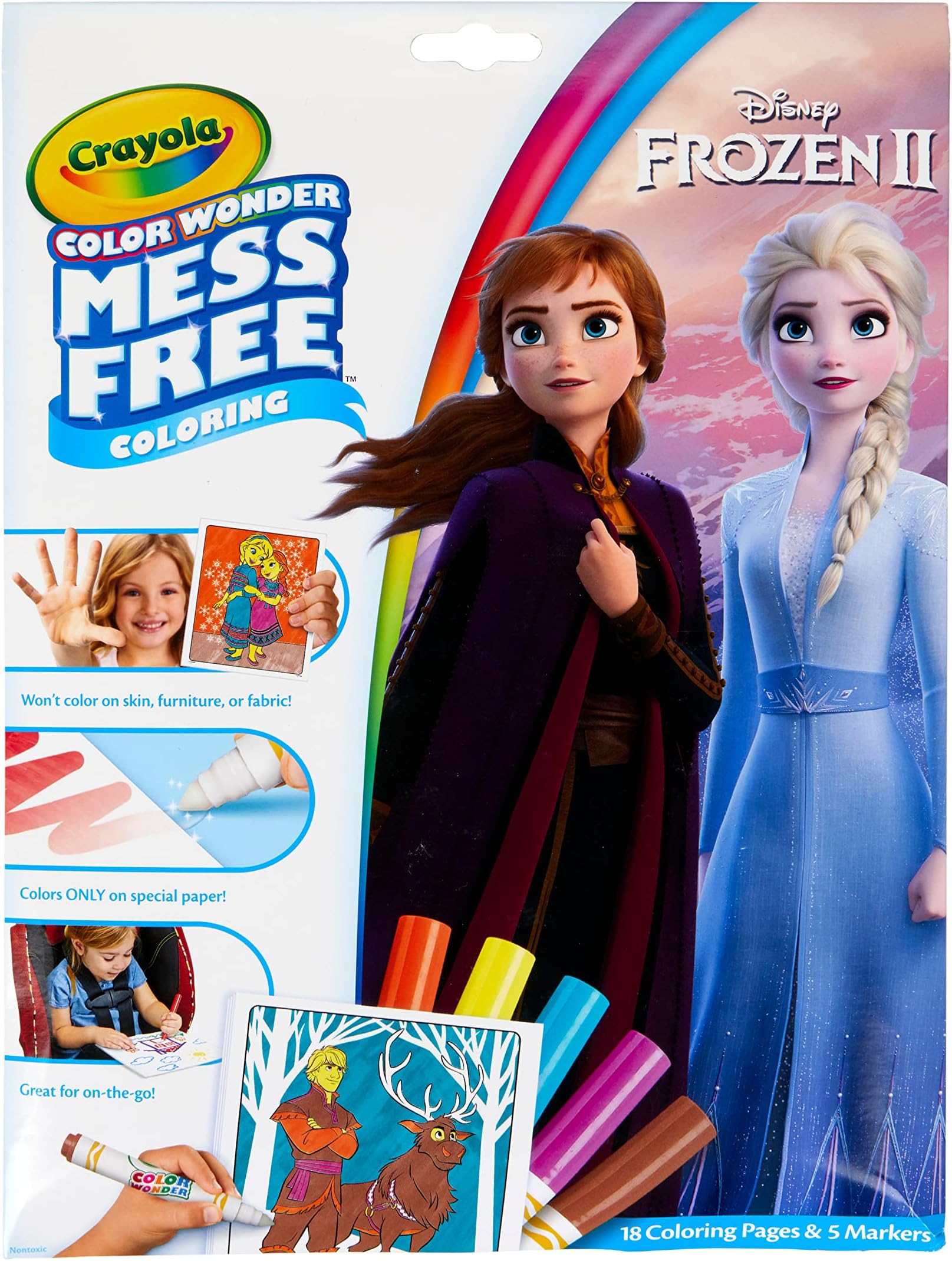 CRAYOLA COLORING PAD & MARKR FROZEN 2