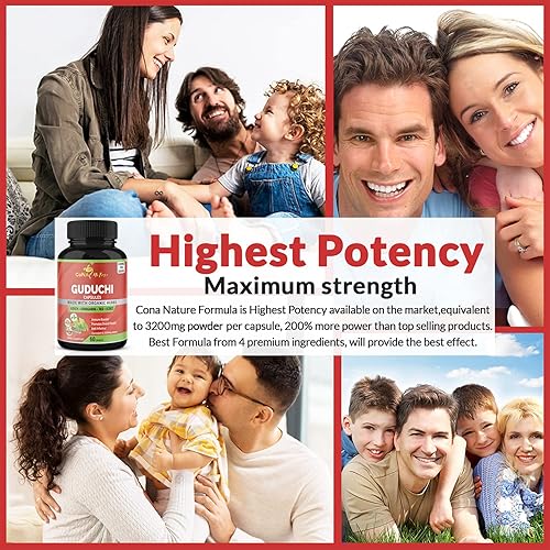 Miniatura 8 de Cápsulas orgánicas de extracto de Giloy Guduchi 3200 mg y Ashwagandha, regaliz, albahaca sagrada  Refuerzo inmunológico, apoyo de limpieza de