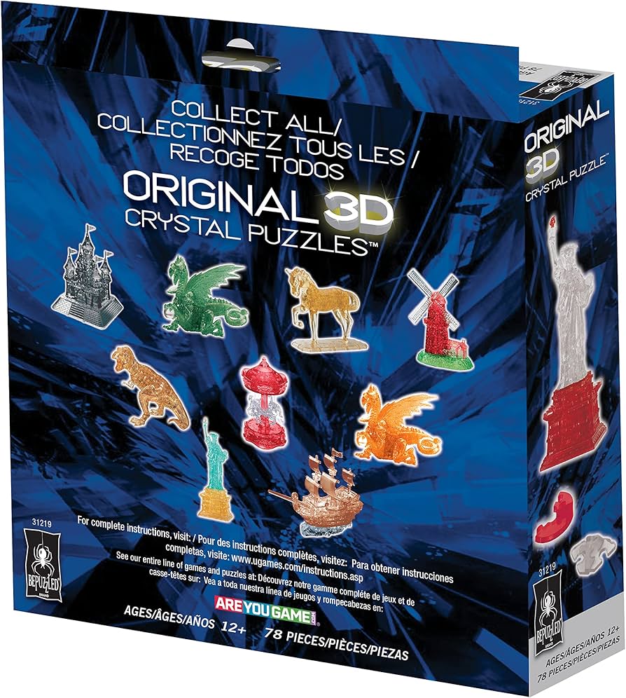 Amazon | BePuzzled、自由の女神デラックスオリジナル3Dクリスタル