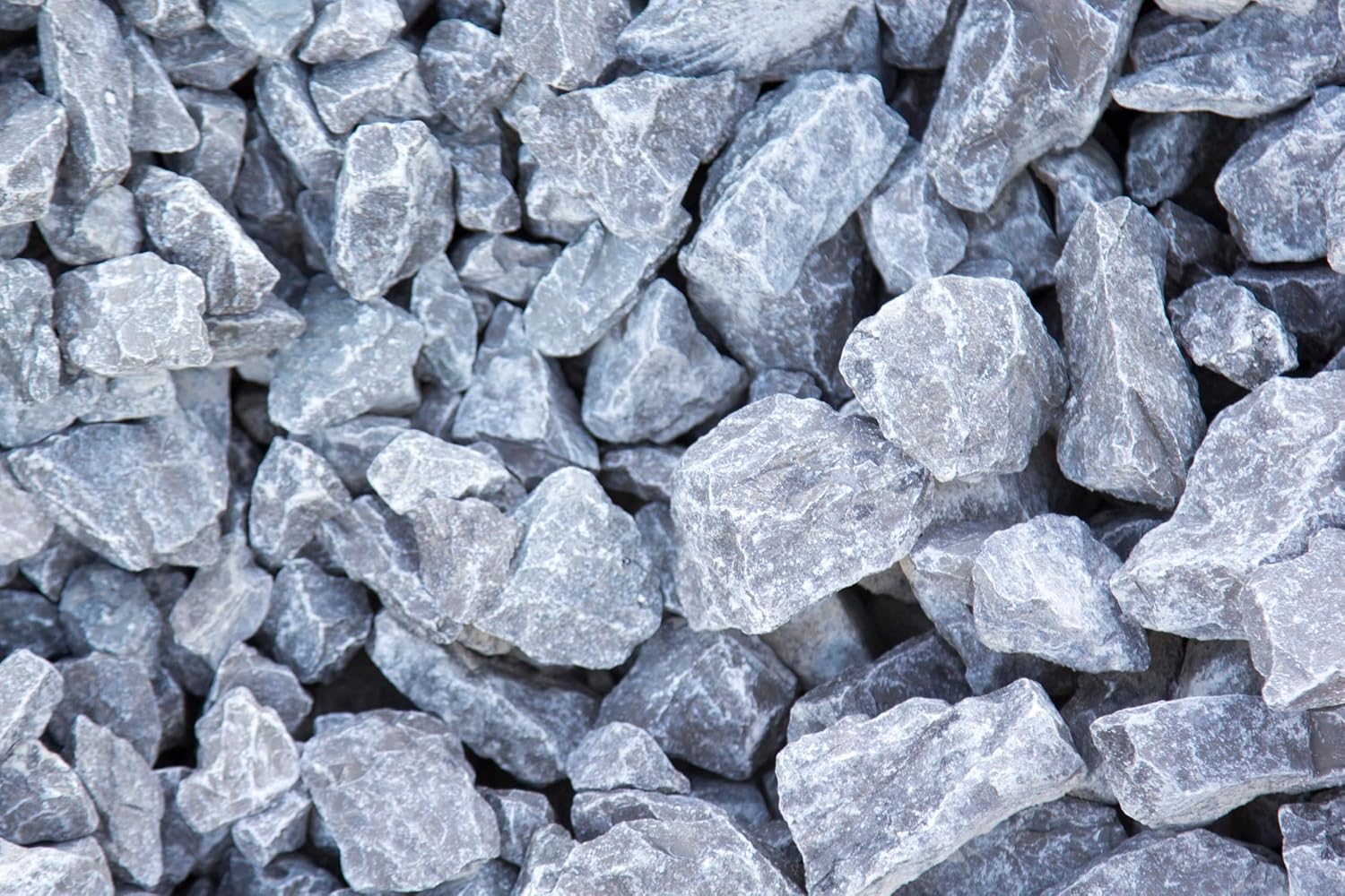 Crushed Limestone Gravel – Gravel Company 1.5" Limestone for Driveways, Drainage, Base Layer & Construction – Angular Stone (40 lbs)
