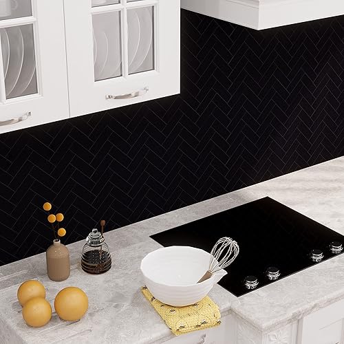 Miniatura 5 de Avant Decor Azulejo de espiga pequeño compuesto de piedra  Azulejos para salpicaduras de Kitcyhen para despegar y pegar  Azulejos de pared adhesivos