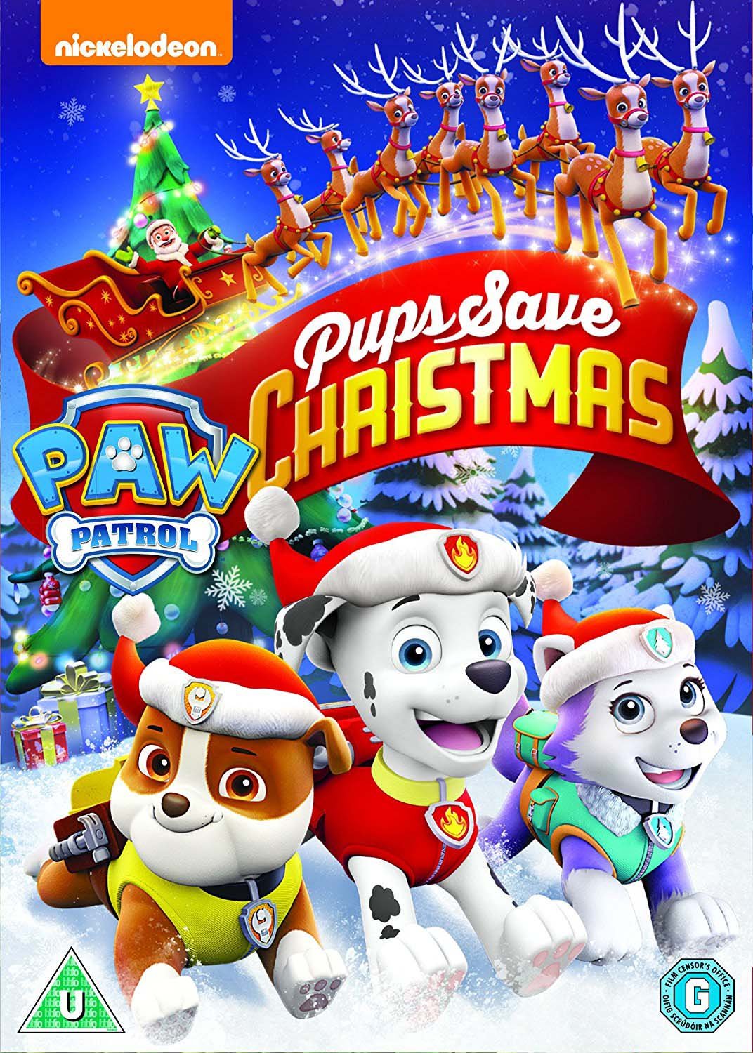 Paw Patrol Pups Save Christmas DVD