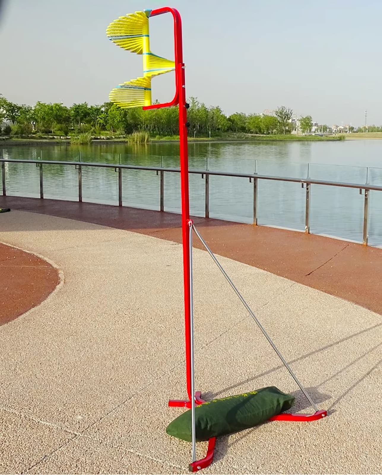 Testeur de saut vertical avec pagaies ABS et base à contrepoids pour entraînement