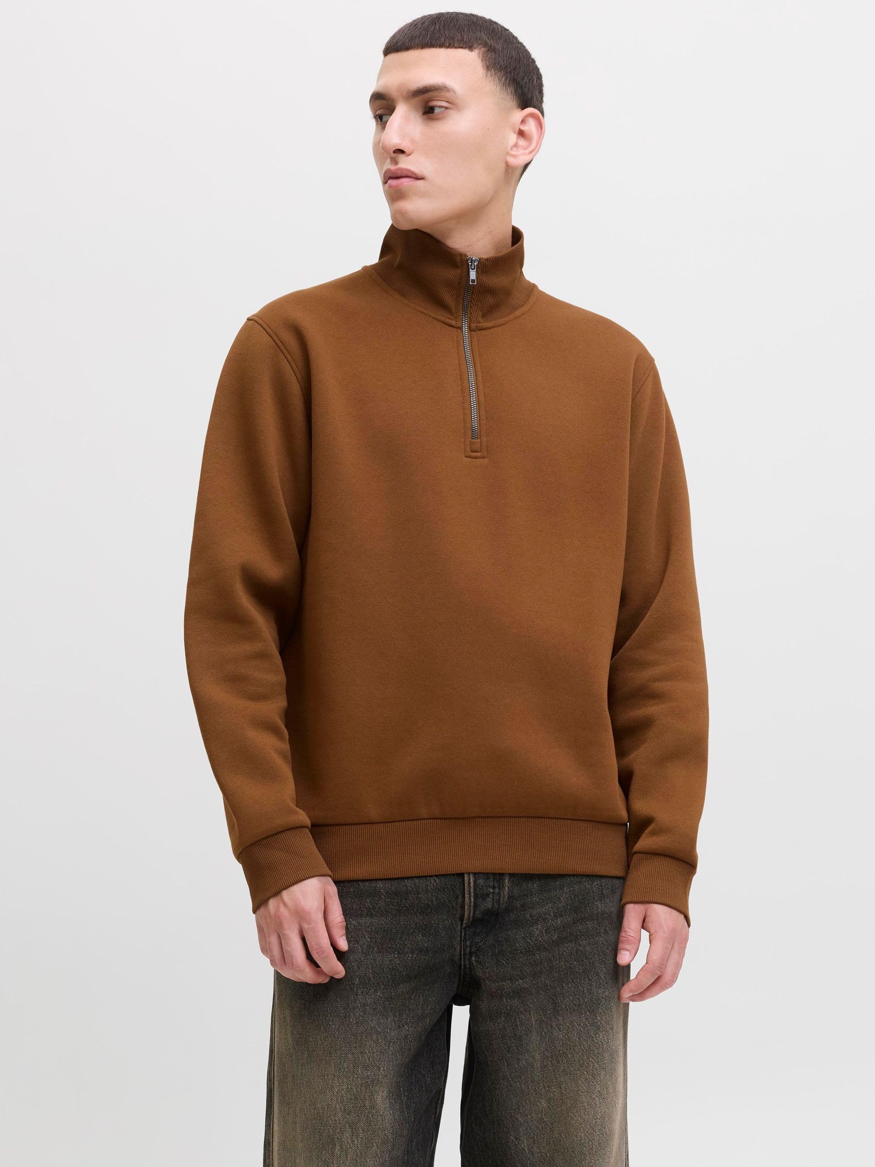 JACK & JONES Demi-Fermeture éclair Demi-Fermeture éclair Uni