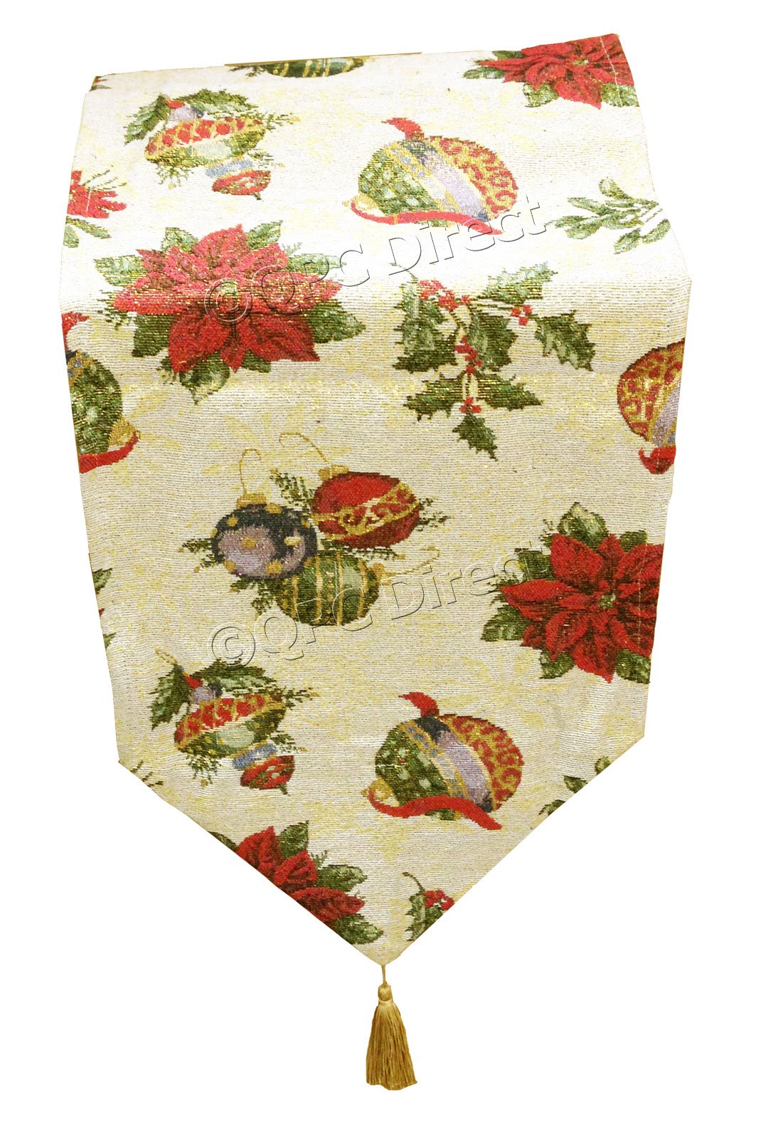 Emma Barclay Christmas Tapestry - Table Runner Carol - 13x72 (33x183cm)