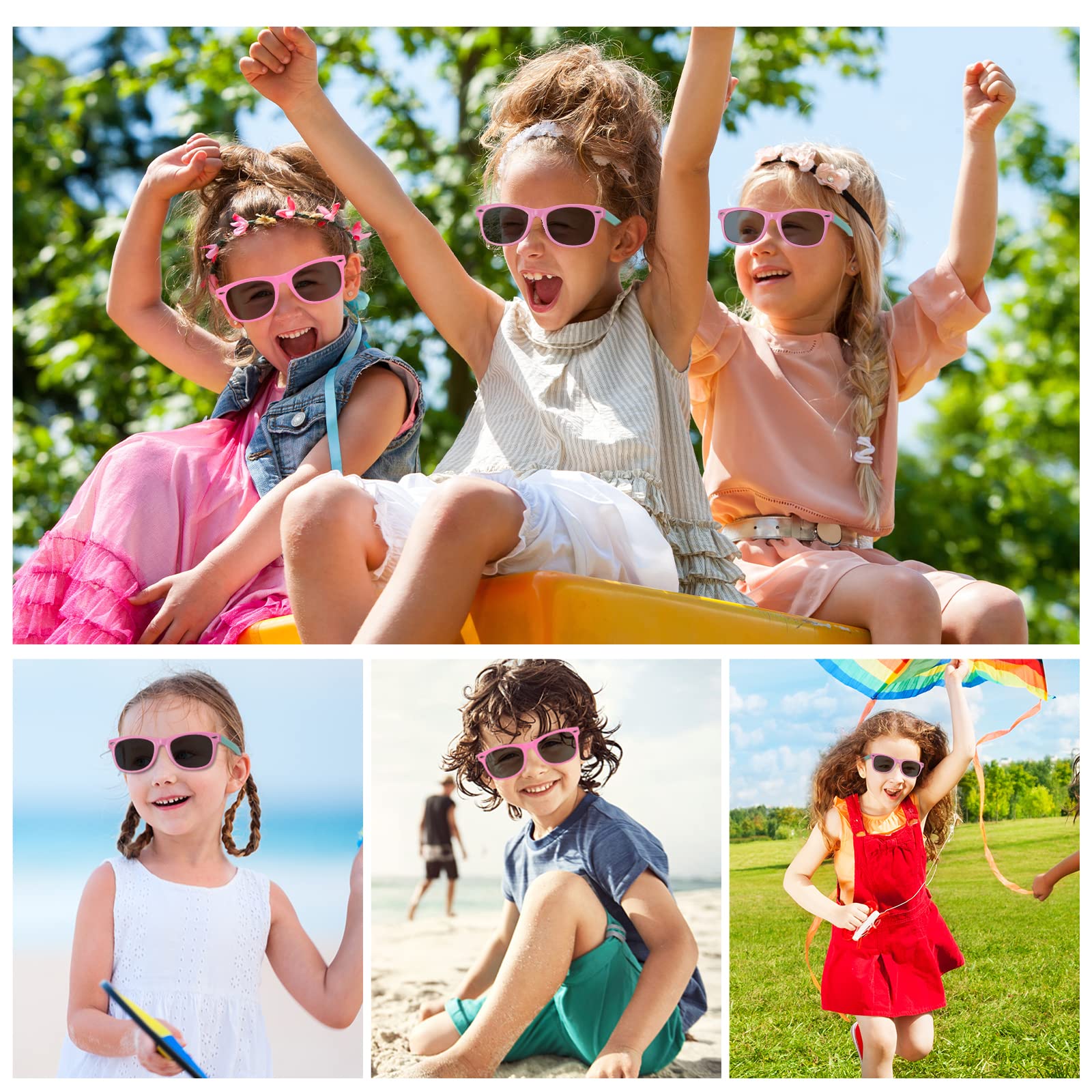 HIFOT Gafas de Sol Polarizadas para Bebé Niño y Niña UV400 Protección 3-12 Años