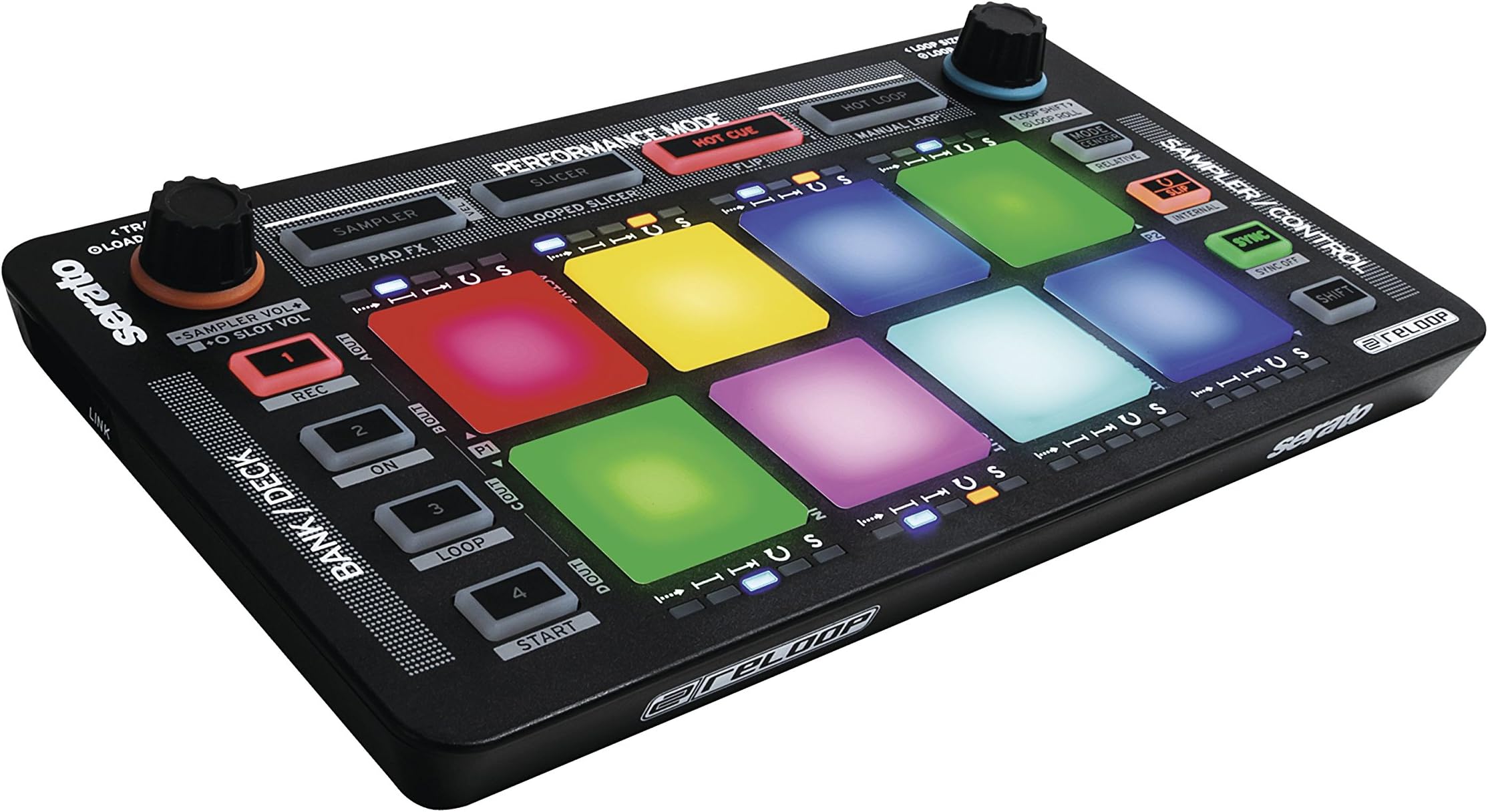 Reloop AMS-NEON Neon USB Modular Pad Controller for Serato DJ