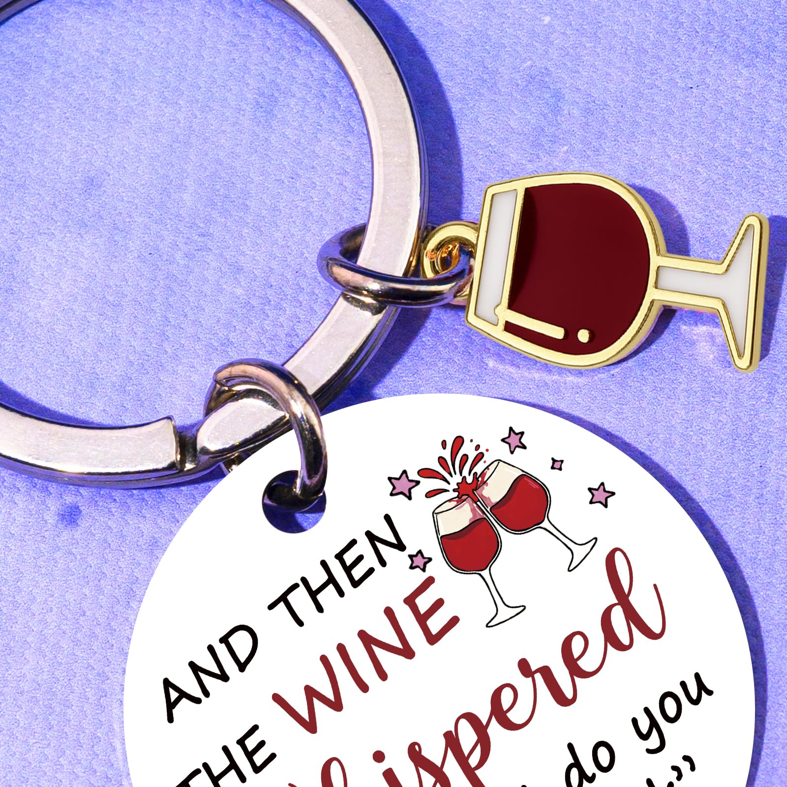 Wine Gifts For Women Men Wine Accessories For Wines Lovers Funny Wines Themed Gifts Funny Keychain Birthday Christmas Gift For Friends Stocking Stuffers For Adult