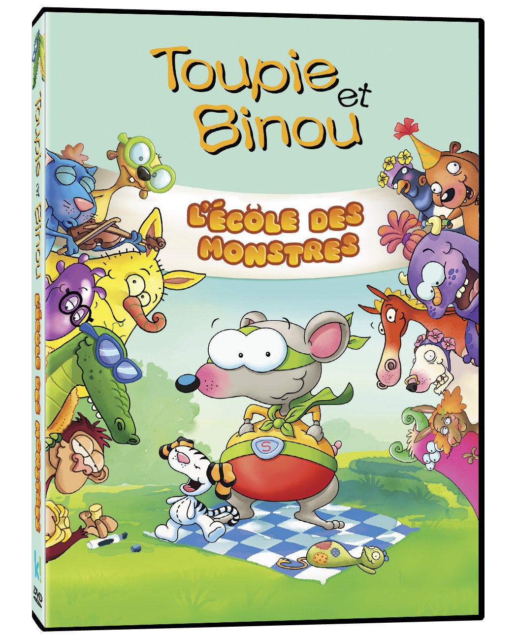 Toupie et Binou - L’École des monstres (Bilingual) [DVD]