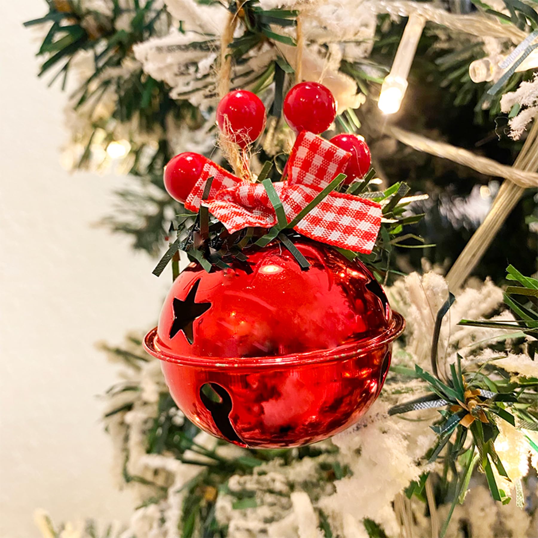 Grand Nœud Décoratif En Lin Pour Sapin De Noël, Gr... - Grandado - 7