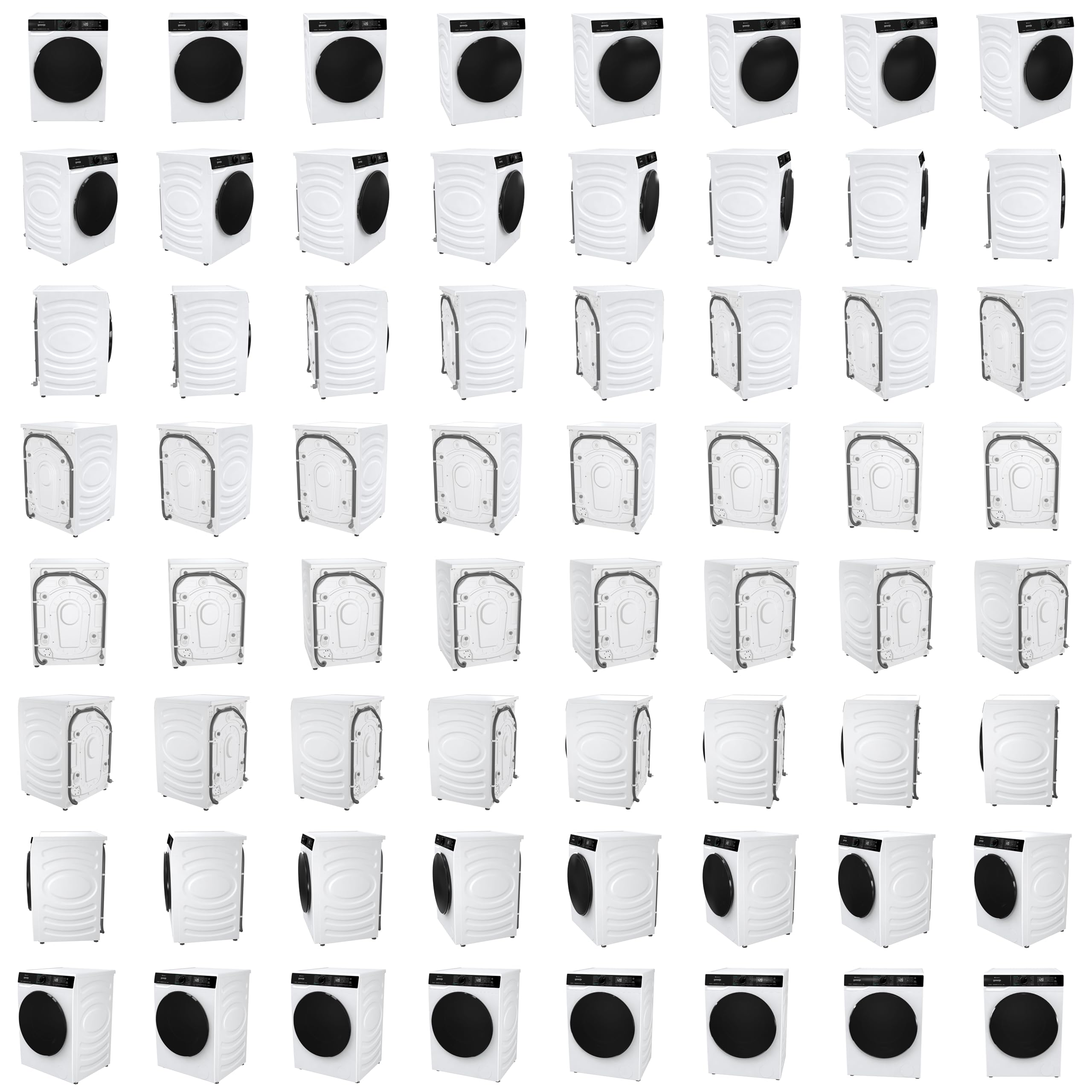 Gorenje WD2PA854ADW Waschtrockner 8kg Waschen 5kg Trocknen 1400 U/min AirDry SterilTub AllergySteam PowerJetwash