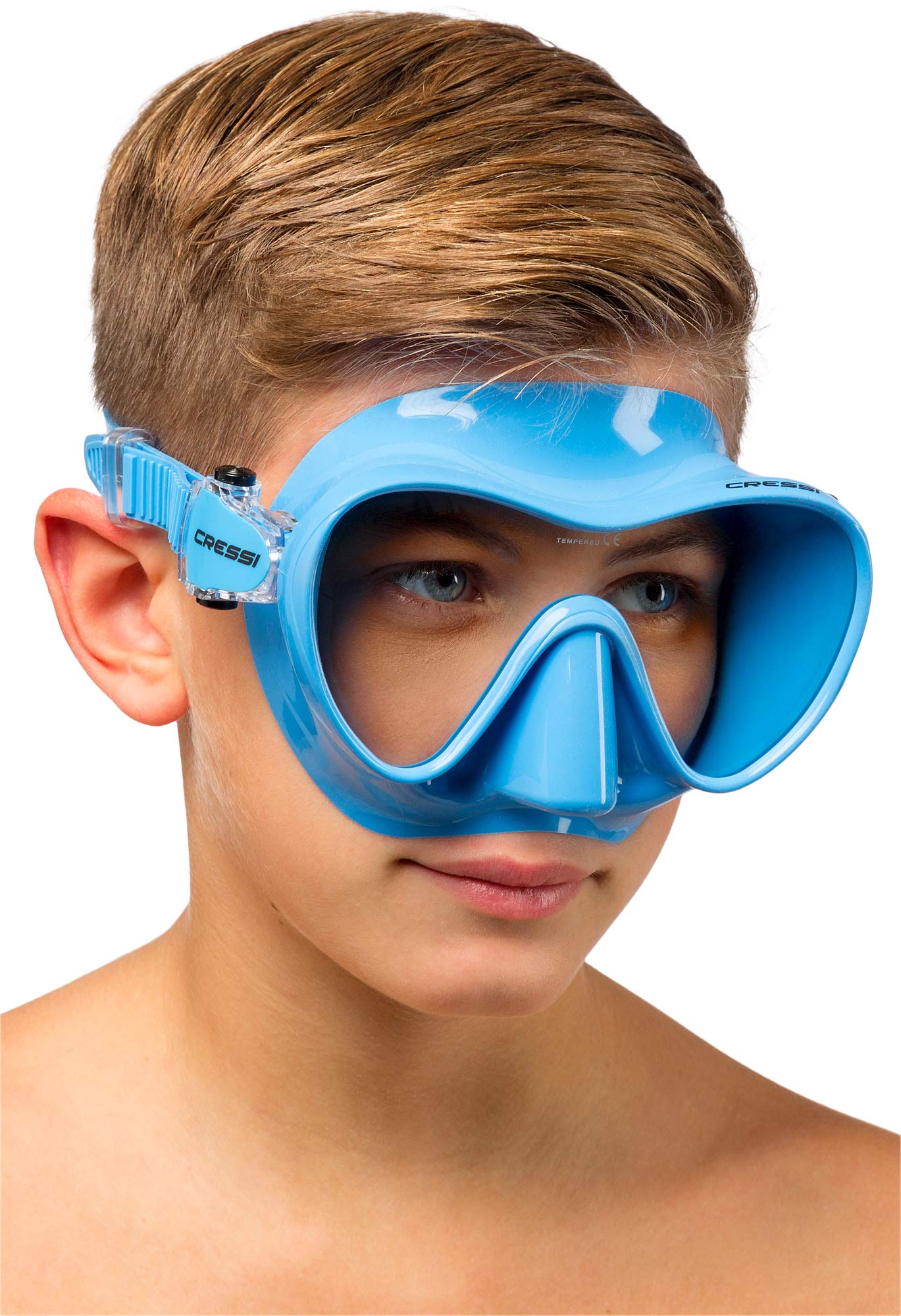 Cressi F1 Mask-Premium Masque Plongee Snorkeling Adulte, Technologie Frameless Mixte