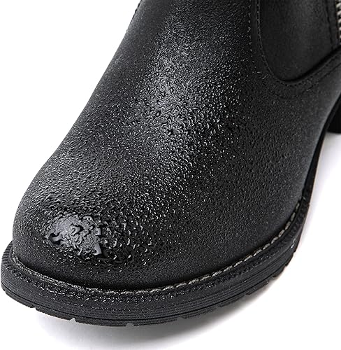 Miniatura 6 de GLOBALWIN Botas altas hasta la rodilla para mujer, botas de equitación cómodas para mujer, tacón bajo