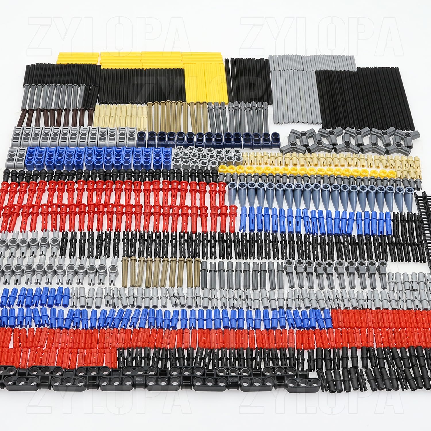 Kit de Ejes y pasadores Technic de 885 Piezas compatibles con Las Principales Marcas Piezas y Conectores Technic Bujes y eslabones de Cadena | piezas, piezas técnicas, motor, gars, rótulas, ruedas,