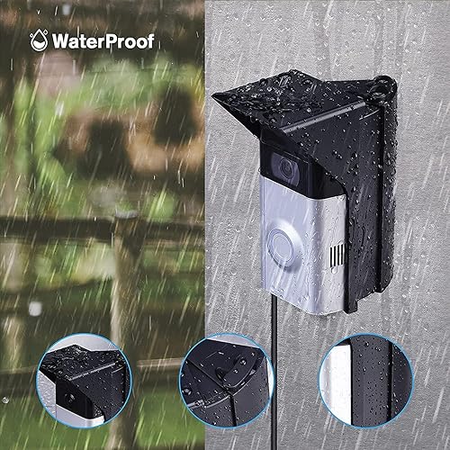 Vista 20 de OLAIKE Timbre de puerta impermeable de 30 a 60 grados para timbre de video 1/2/3/3Plus/4/cableado/Pro/Pro2/(versión 2020), batería de timbre Blink