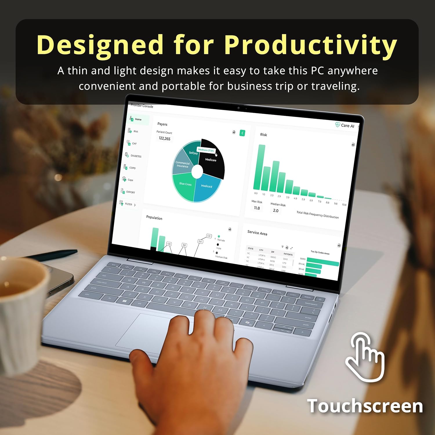 Dell Inspiron 14" 2K 2-in-1 Touchscreen Laptop, AMD Ryzen 5 8640HS, 8GB DDR5, 512GB SSD, Backlit Keyboard, Fingerprint, FHD Webcam, Windows 11 Pro, Ice Blue (Renewed)