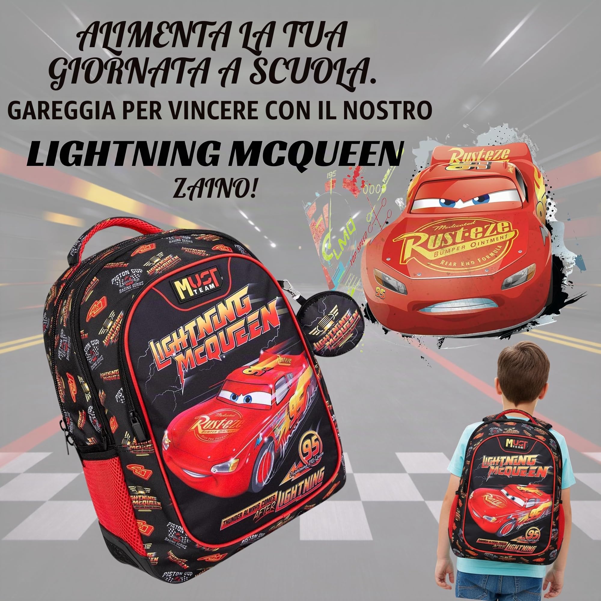 Disney Diakakis Zaino 3 Custodie