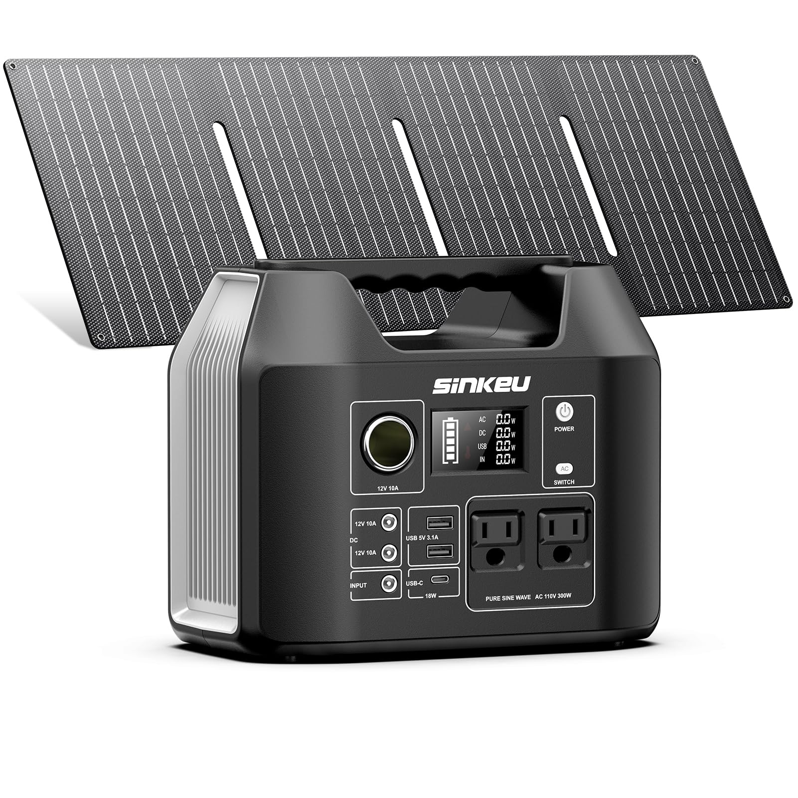 SinKeu E300 with 40W Solar Panel
