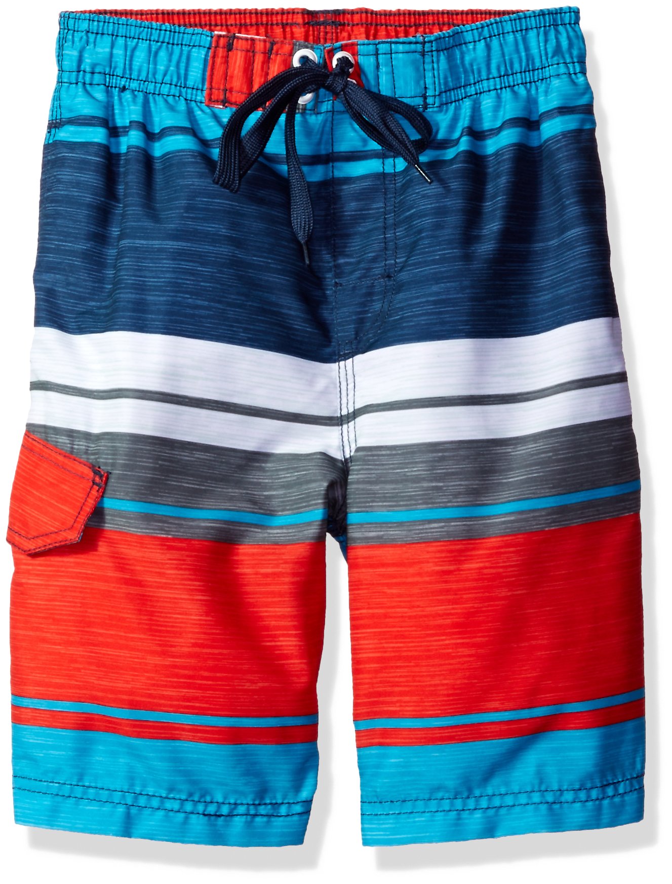 Boys' Impact Stripe Swim Trunk-image-20