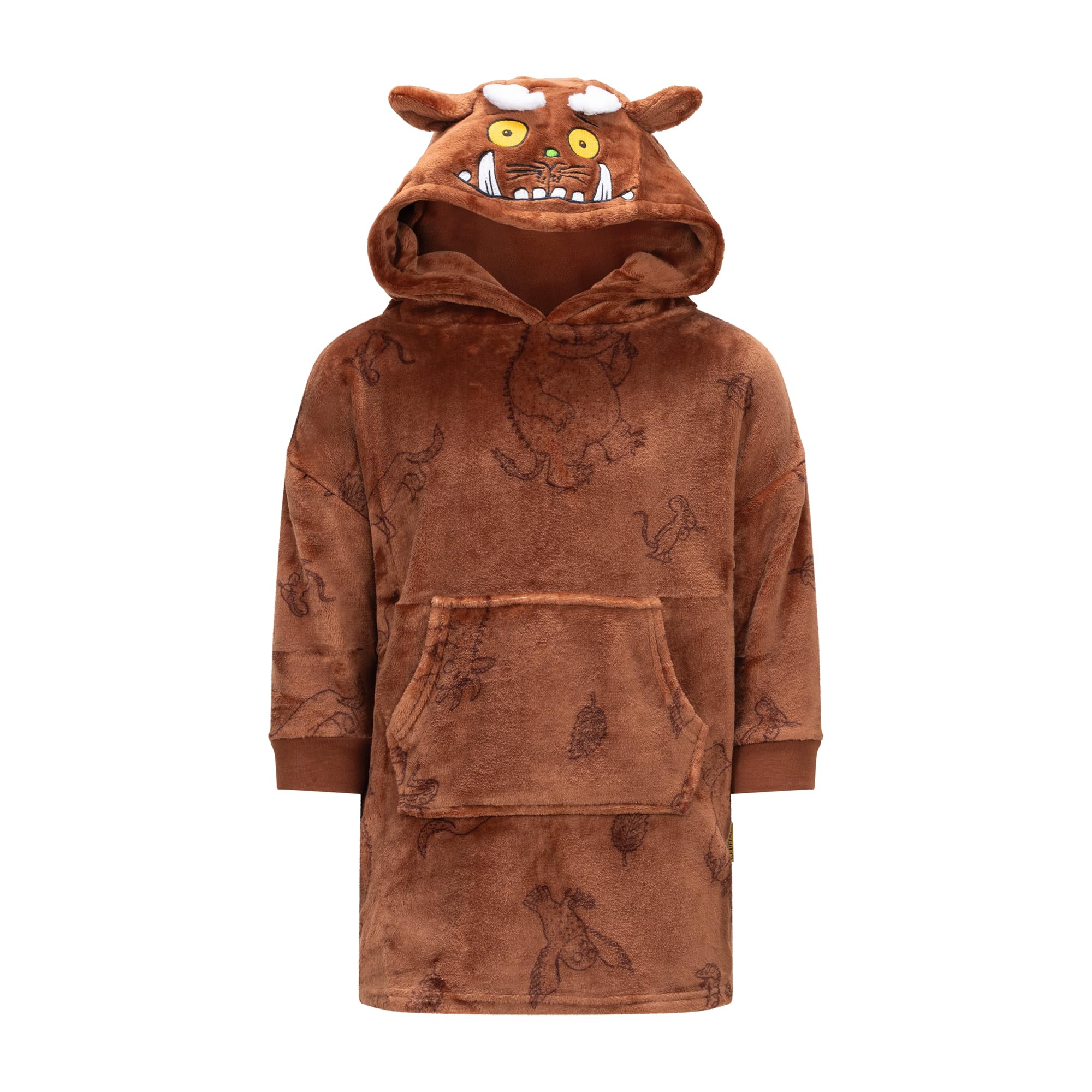 Gruffalo, Children's Wearable Blanket, 6-8 Years: 128cm, Brown