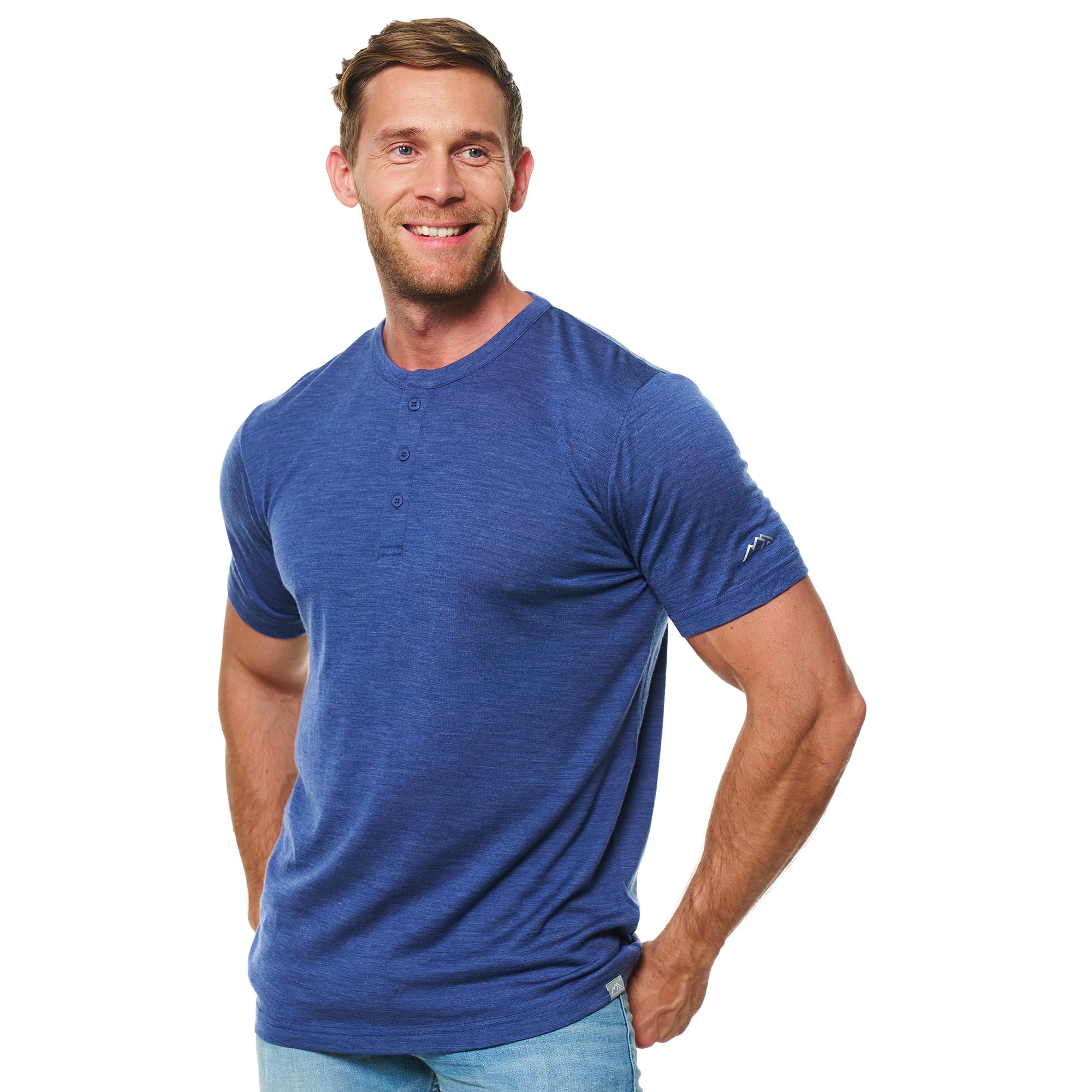 100% Merino Wolle Tshirt Herren - Merino Shirt Herren, Unterhemden Männer, Sports & Outdoor Gym Shirt