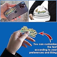 Vista 2 de Calcomanía personalizada con nombre 3D, calcomanía personalizada con nombre, calcomanías de texto personalizadas divertidas para hombres, niños