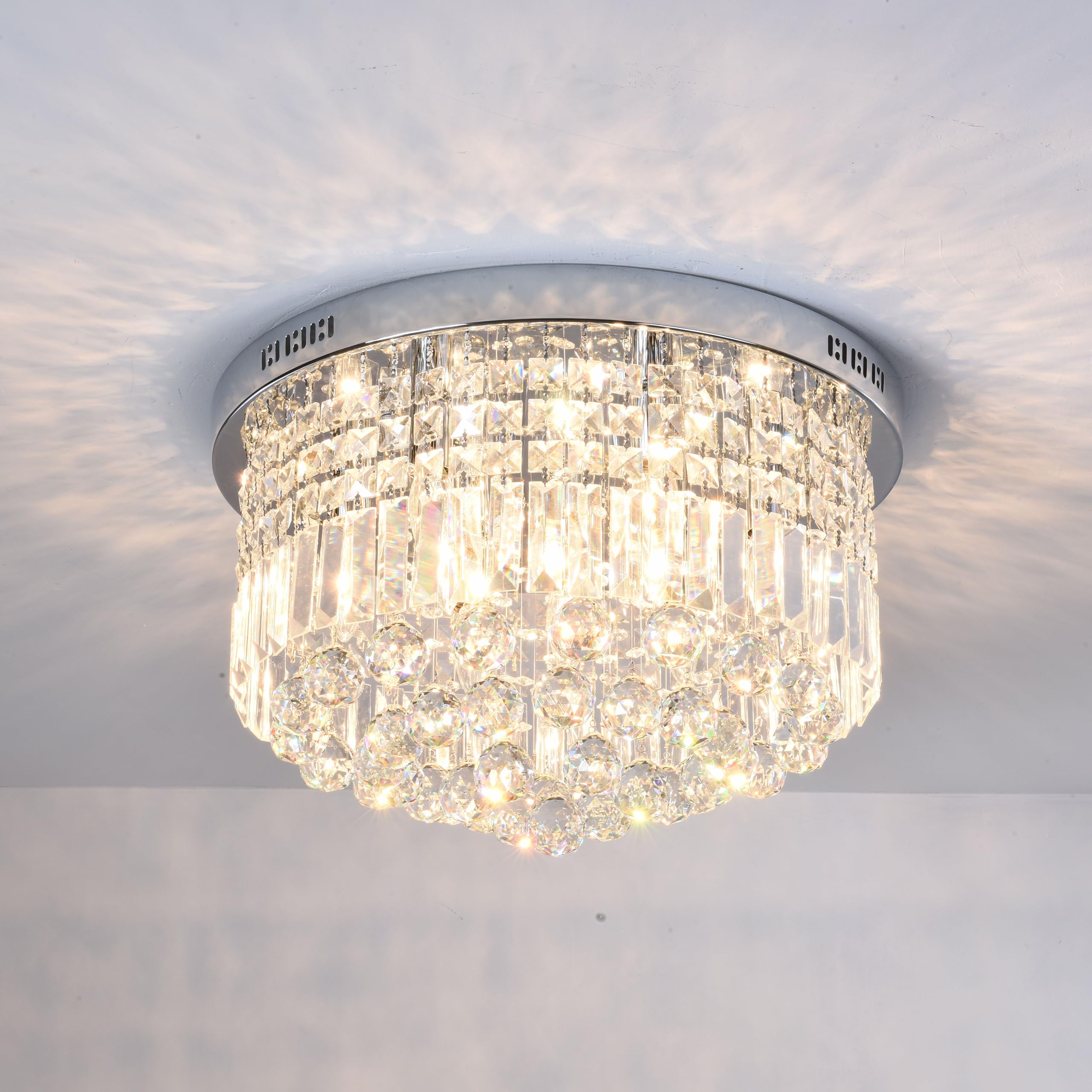 chouette ☆  SEFINN FOUR Flush Mount Ceiling Light Fixture for Bedroom, 20-in