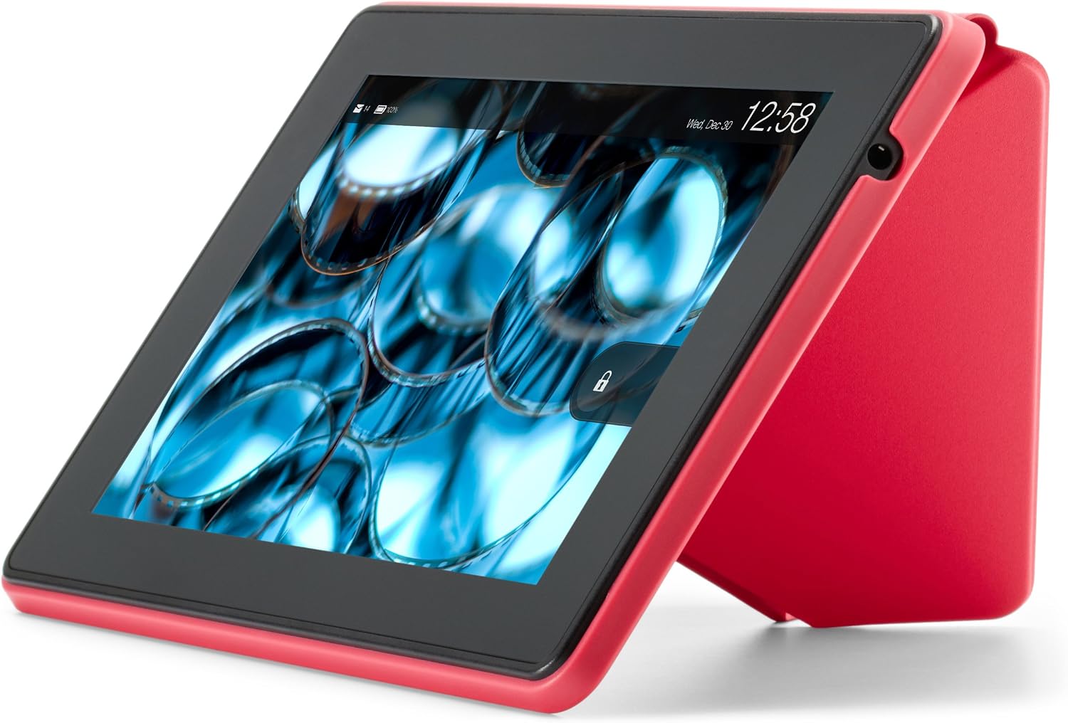 Amazon Kindle Fire HD Standing Polyurethane Origami Case (only fit 3rd generation), Pink