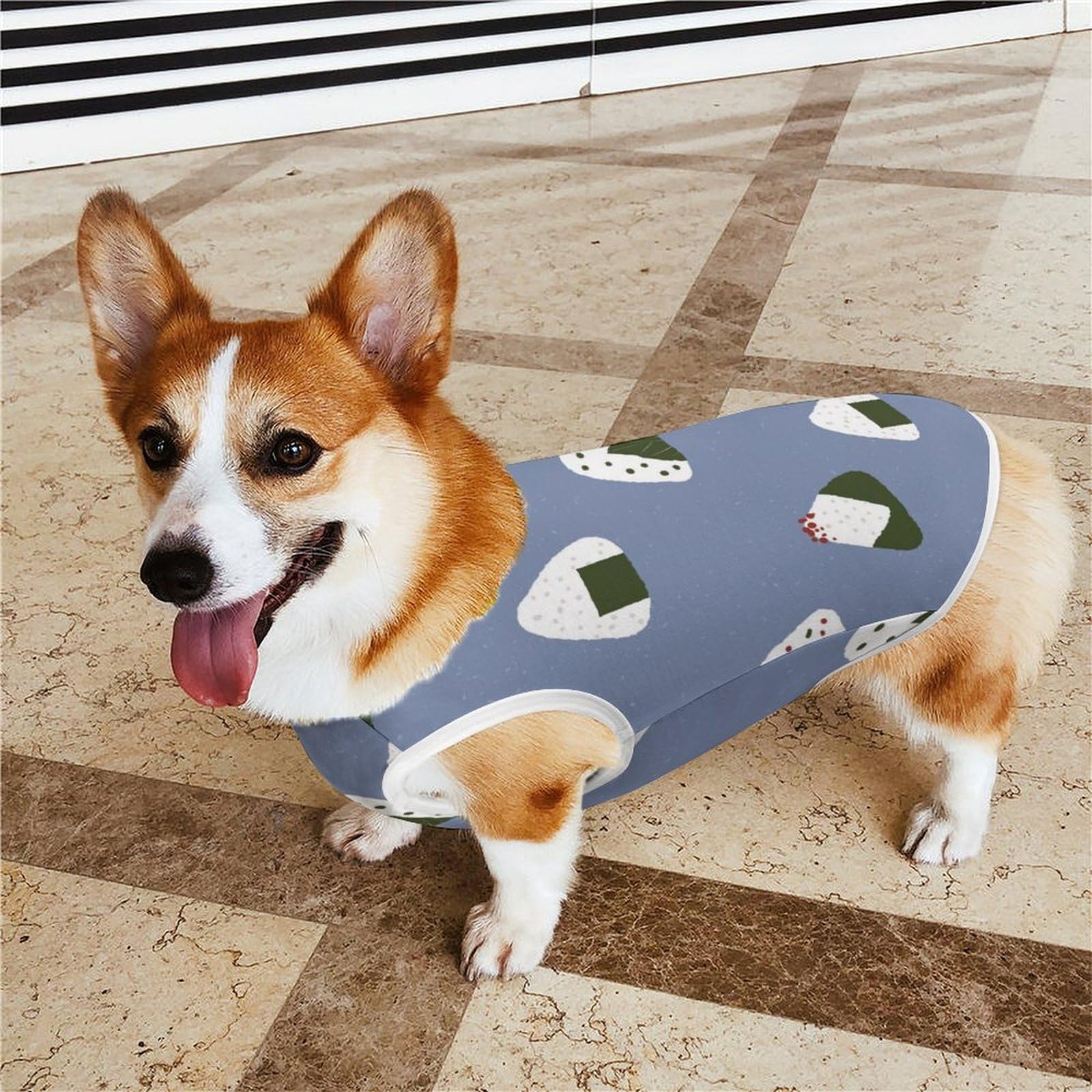 Amazon.co.jp: 犬服 おにぎり柄 おむすび 和風 寿司 ペット服 猫服