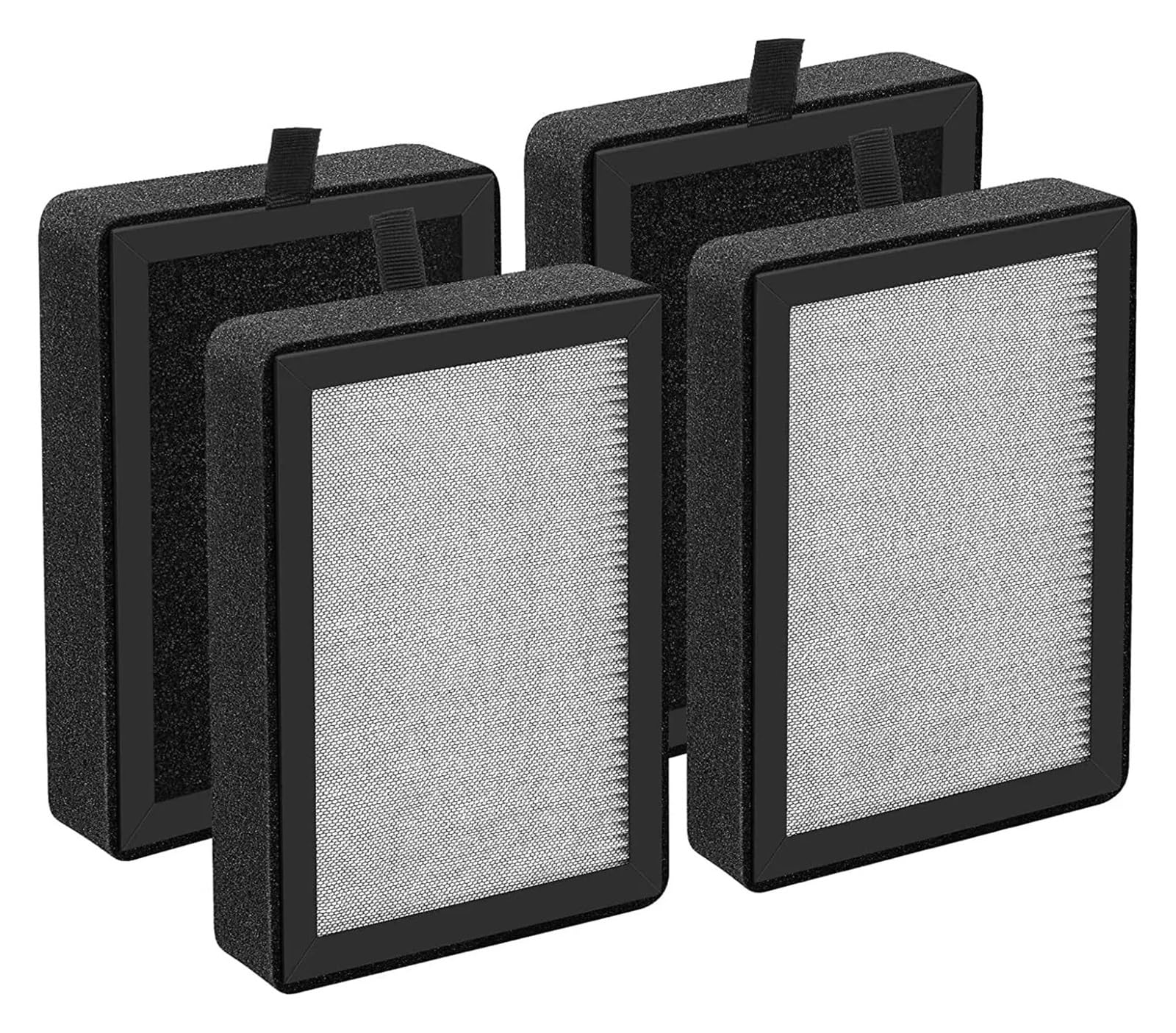 Compatible For A78E-LV-H128 Filter，Compatible For Levoit， LV-H128 Air Purifier, LV-H128 H13 True Replacement Filter 4 Pack