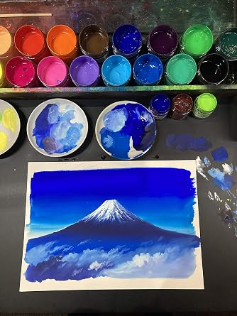 NICKER Watercolor Paints Poster Colors 36-Color Set 40ml PC40ML36N