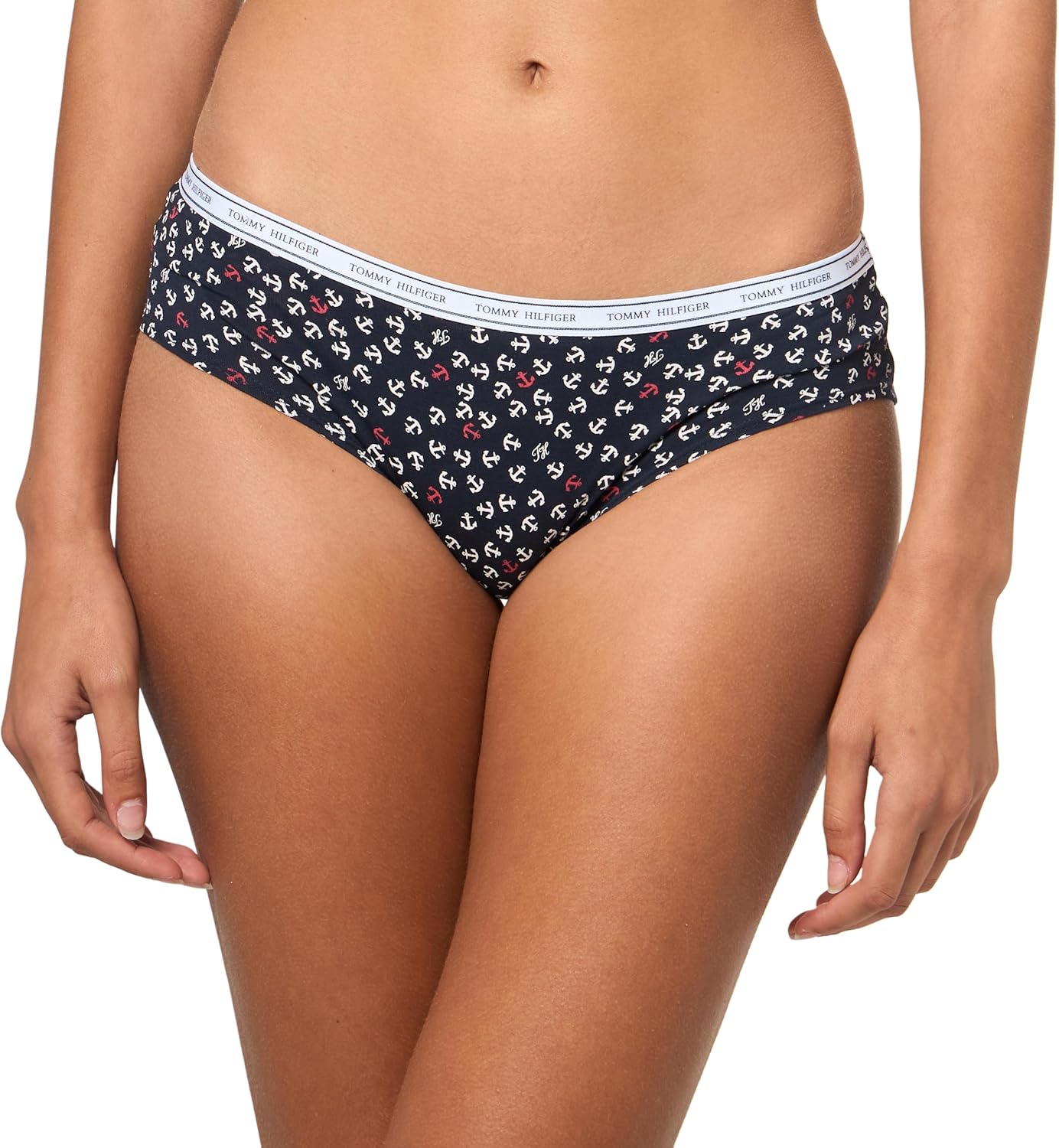 Tommy Hilfiger Women's Classic Cotton Logoband Hipster 5-Pack - Image 2