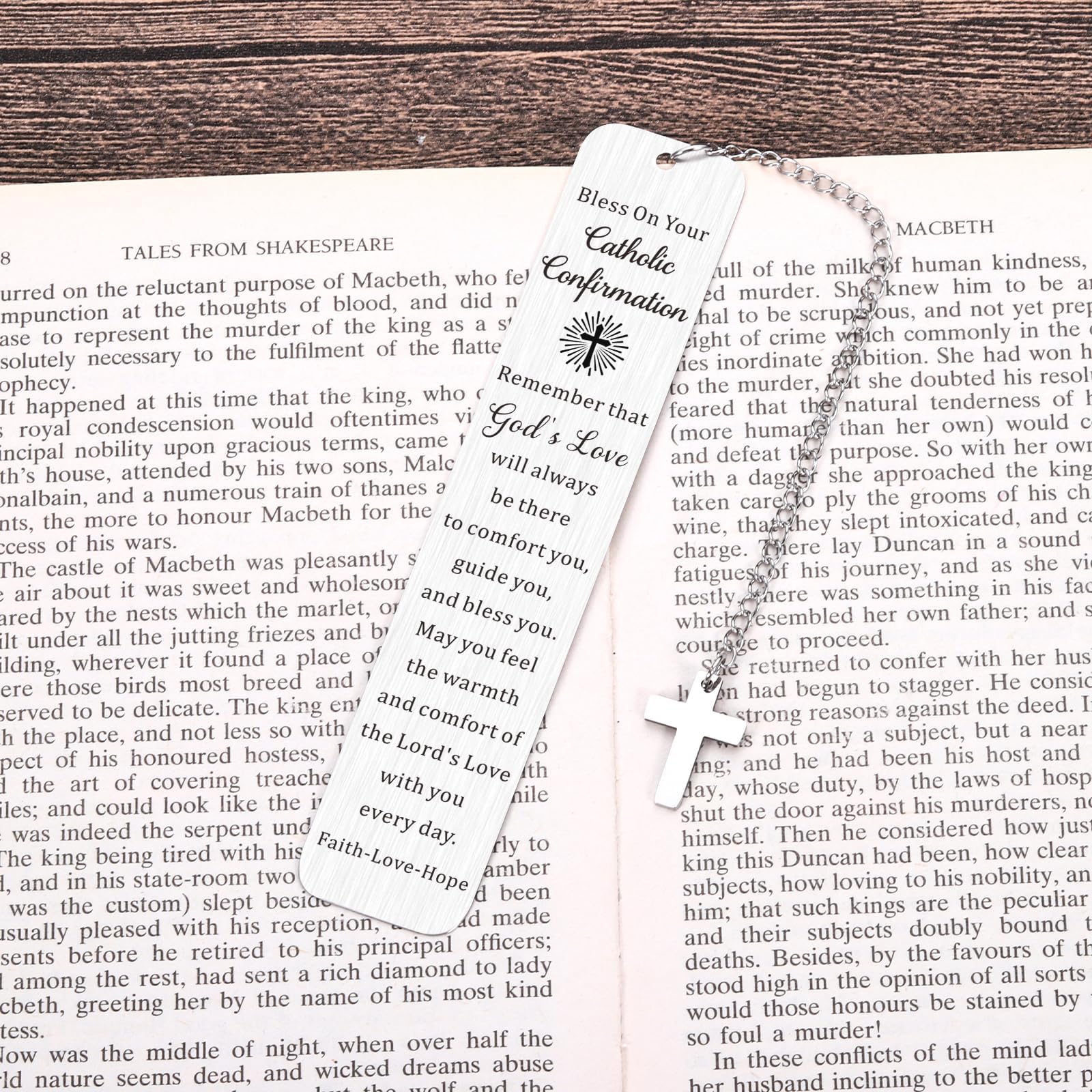 First Communion and Confirmation Gifts for Teens, Religious Bible Bookmark for Boys and Girls - Image 3