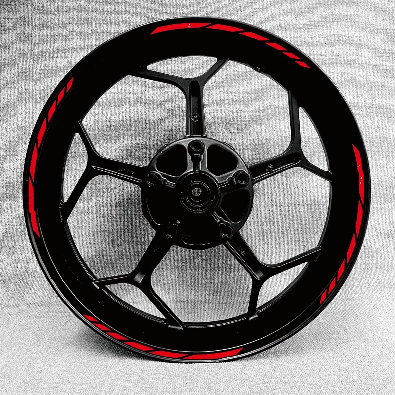 Motorcycle Wheel Hub Decal Rim Sticker for HRC CBR1000RR CBR600RR CBR500R CBR300R CBR250R CBR 650R Decorative(Color3)
