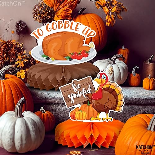 Miniatura 8 de KatchOn, Centros de mesa de Acción de Gracias para mesas, paquete de 9, decoraciones de mesa de Acción de Gracias, decoraciones de Acción de Gracias