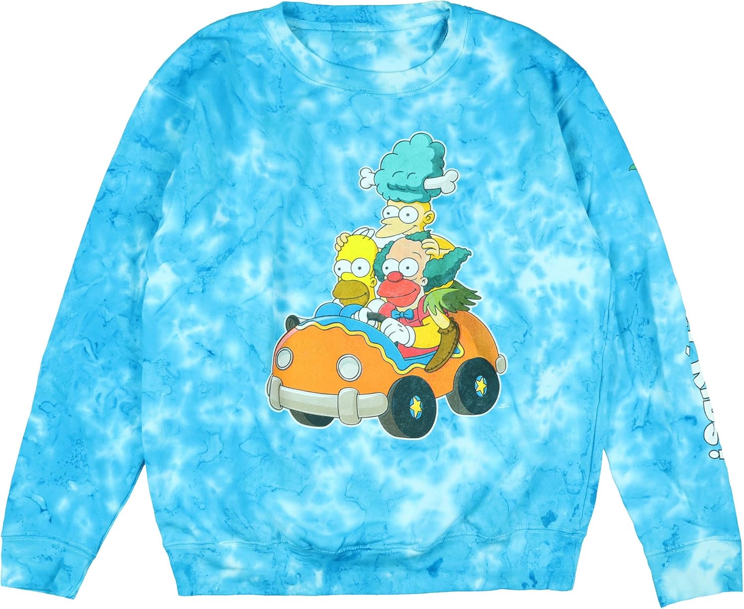 The Simpsons Men's Crewneck Sweatshirt Homer, Bart, Lisa, Krusty The Clown Embroidered Crewneck Sweatshirt - Image 2
