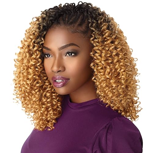 Sensationnel - Trenzas de ganchillo de pelo sintético Lulutress 2X Curly 3B (paquete de 5, 1)