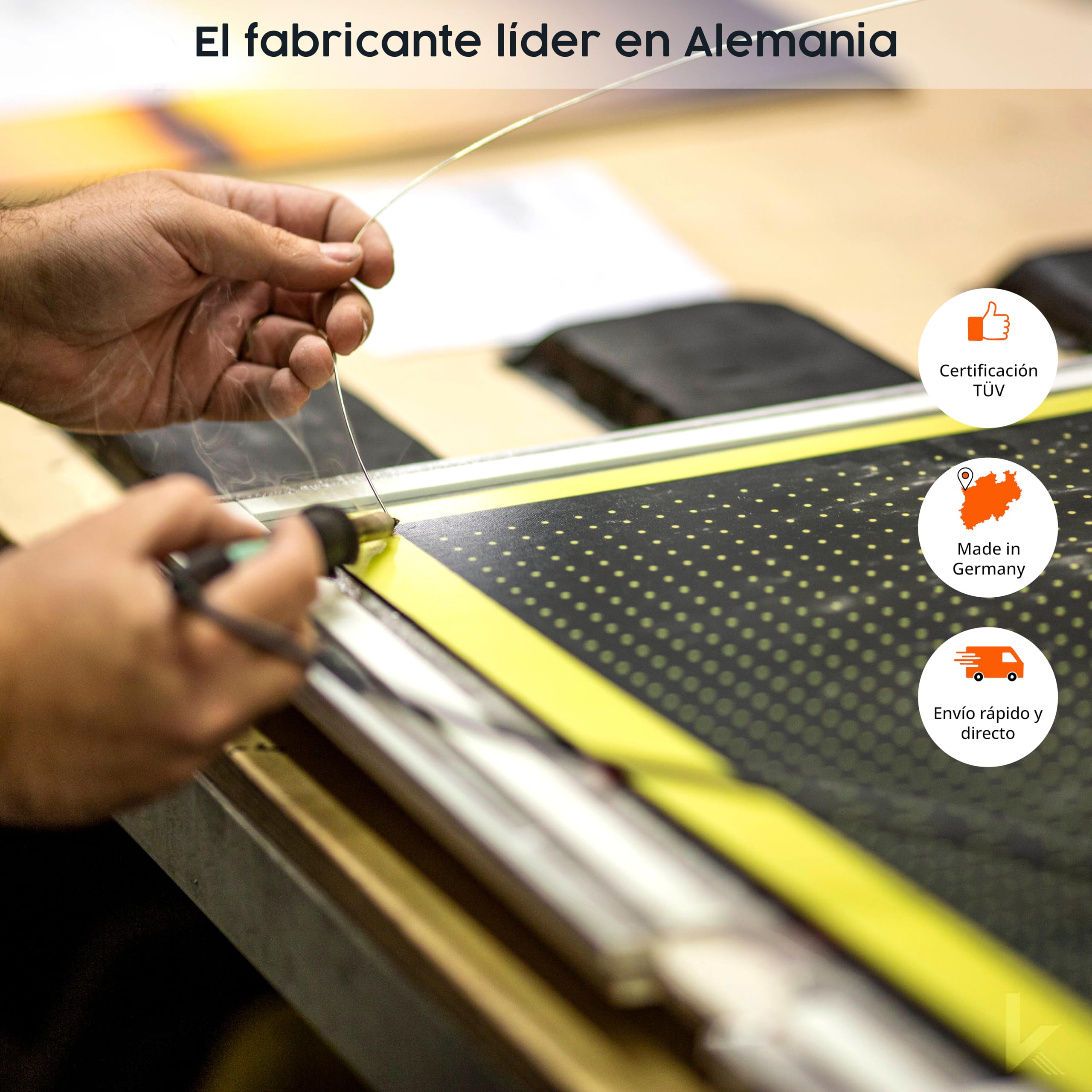 Könighaus Calefactor por Infrarrojos con Cuadro, 1200 Vatios + Termostato Inteligente y Aplicación Könighaus - Estufa de Pared de Bajo Consumo - TÜV SÜD - Marco Blanco (09. Vistas de Toscana)
