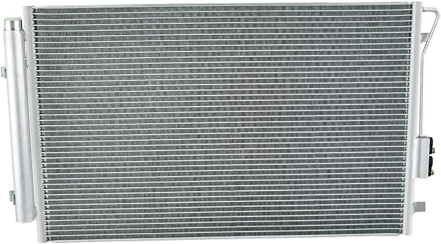 A/C Condenser Compatible with 2016-2018 KiaSorento 2.4L L4 3.3L V6 Gas 97606C6500, 97606C6550, Aluminium AC Condenser