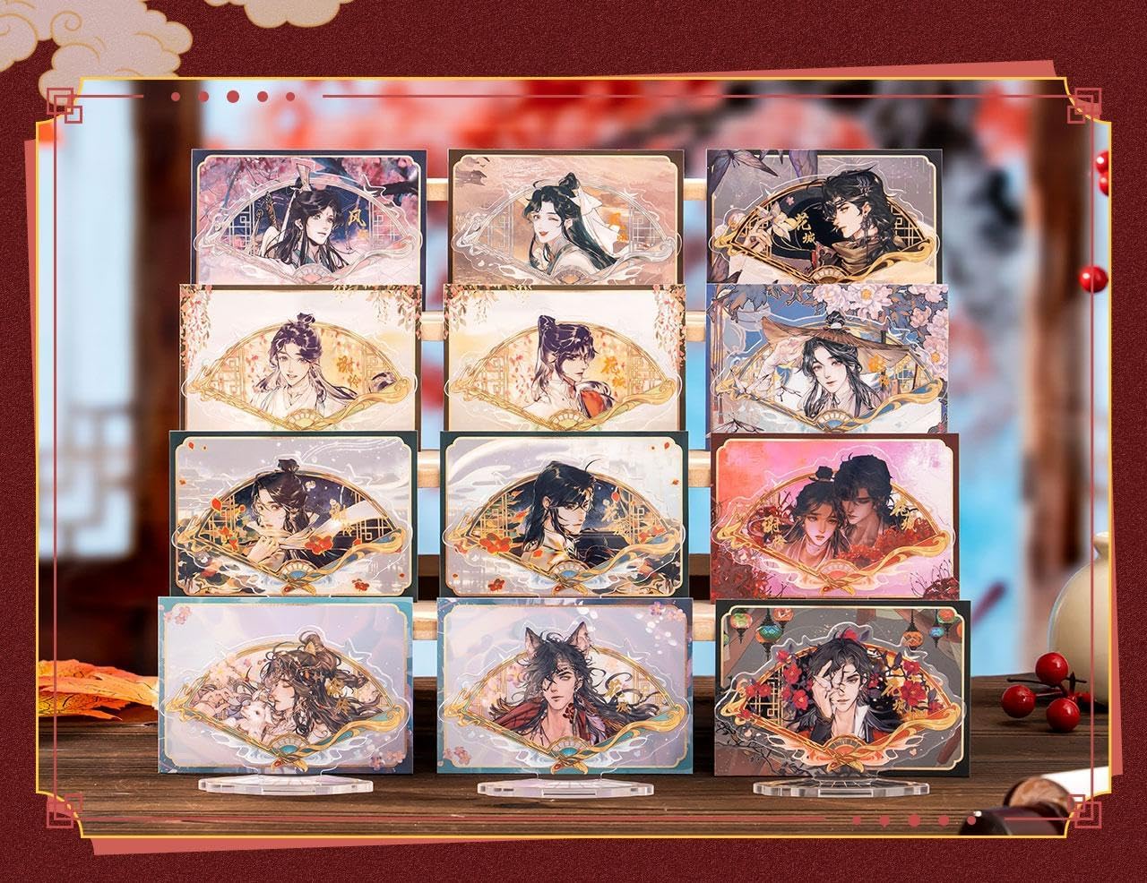 THE UNTAMED Heaven Officials Blessing Desktop Decorations，Blind Box Figurines，Acrylic Table Decoration，Animation Peripheral Products (Random 1)