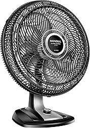 MONDIAL Ventilador 50cm Super Turbo 8 Pás, Preto/Prata, 150W, 110V - VTX-50-8P