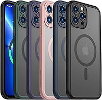 Vista 95 de ImpactStrong Magnetic Guard Designed for iPhone 14 Pro Max Case [Camera Protection] [Military Grade Drop Tested] [Compatible with MagSafe] Slim Black