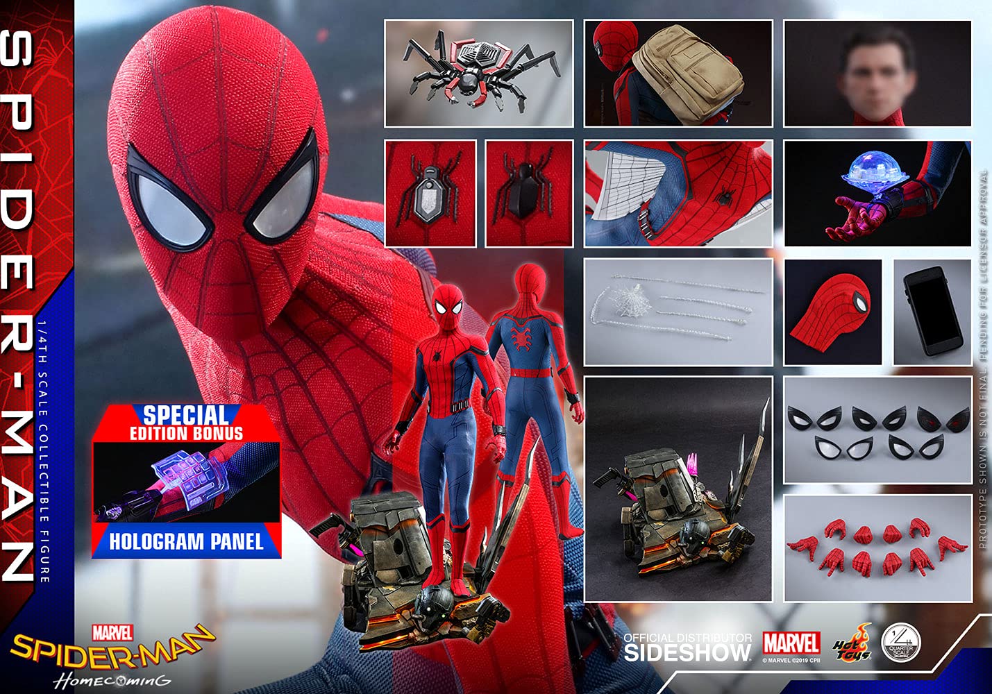 Buy Hot Toys SpiderMan (Special Edition) 1/4 QS014B Quarter Scale