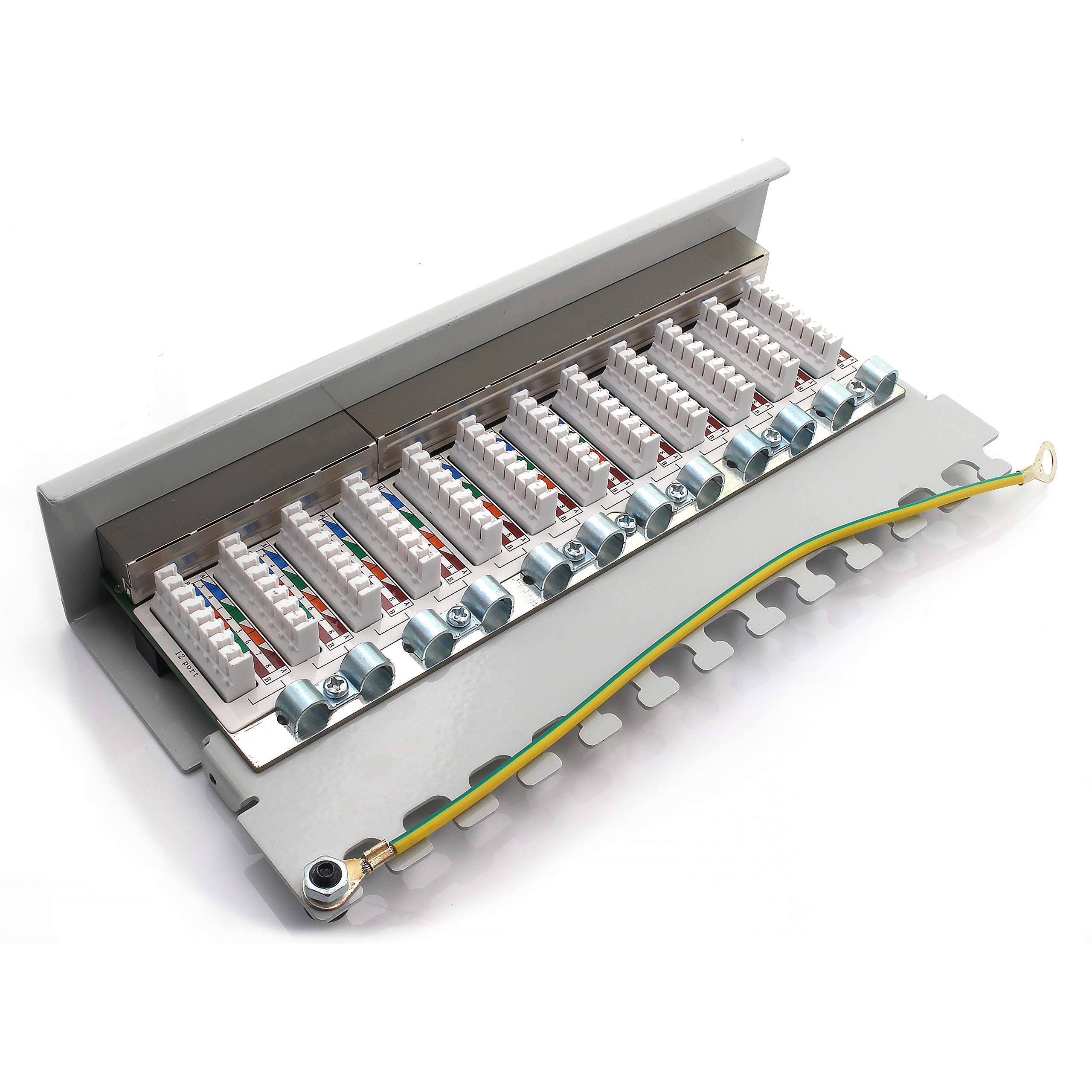 367457 Patch panel CAT6 24 port black distribution panel