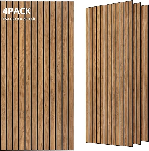 Miniatura 26 de Paquete de 10 paneles acústicos grandes, paneles de espuma a prueba de sonido de 48 x 24 x 0.4 pulgadas para paredes, paneles premium de