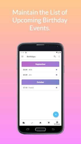 Pocket Planner: To-Do Lists, Birthday Calendar, Shopping List, and Notes Taking App