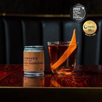 WHITEBOX COCKTAILS Ready to Drink Chipper's Old Fashioned, 4 x 100ml Cans