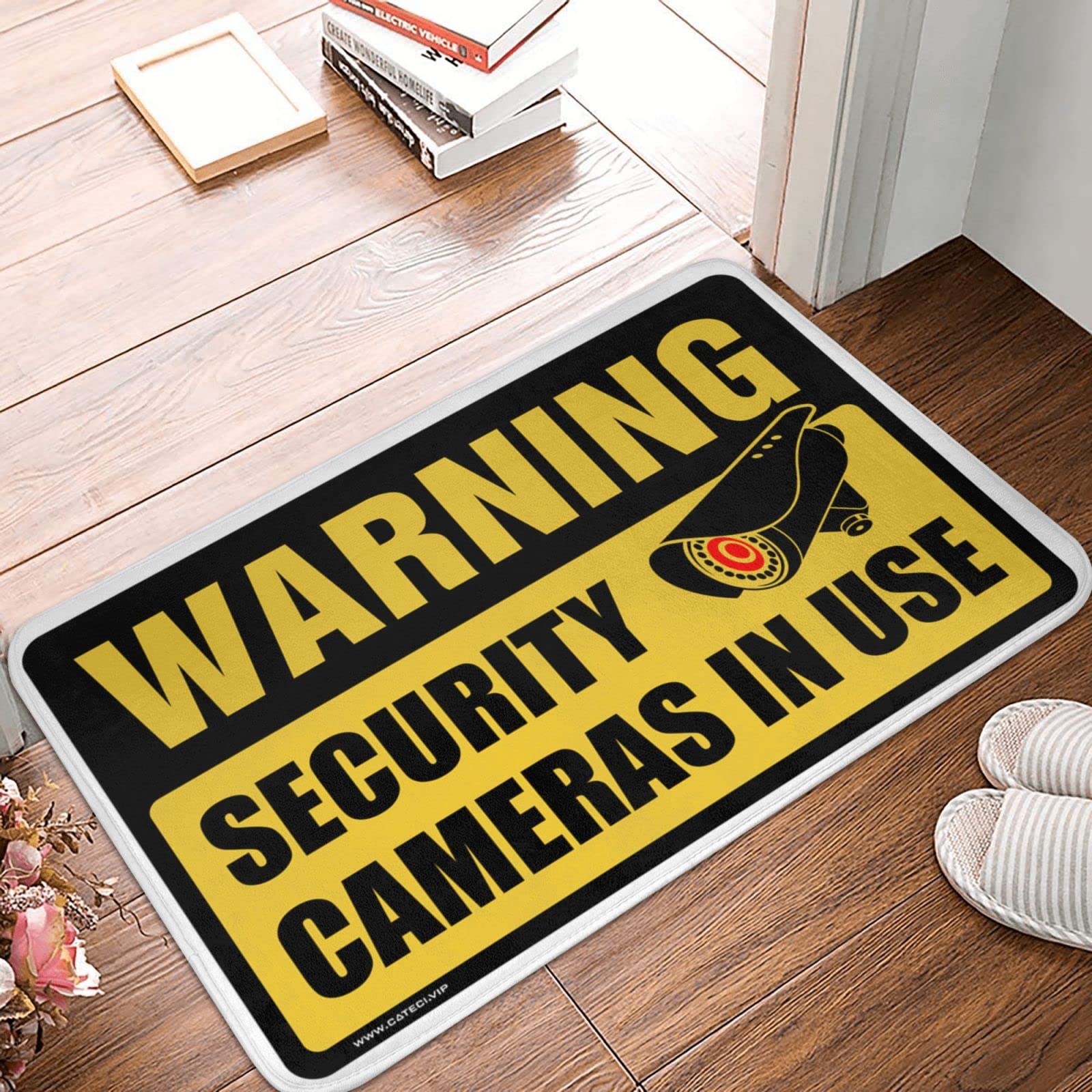 Tapis de porte d'extérieur anti-saleté 65 x 90 cm pour garder une entrée propre malgré la pluie